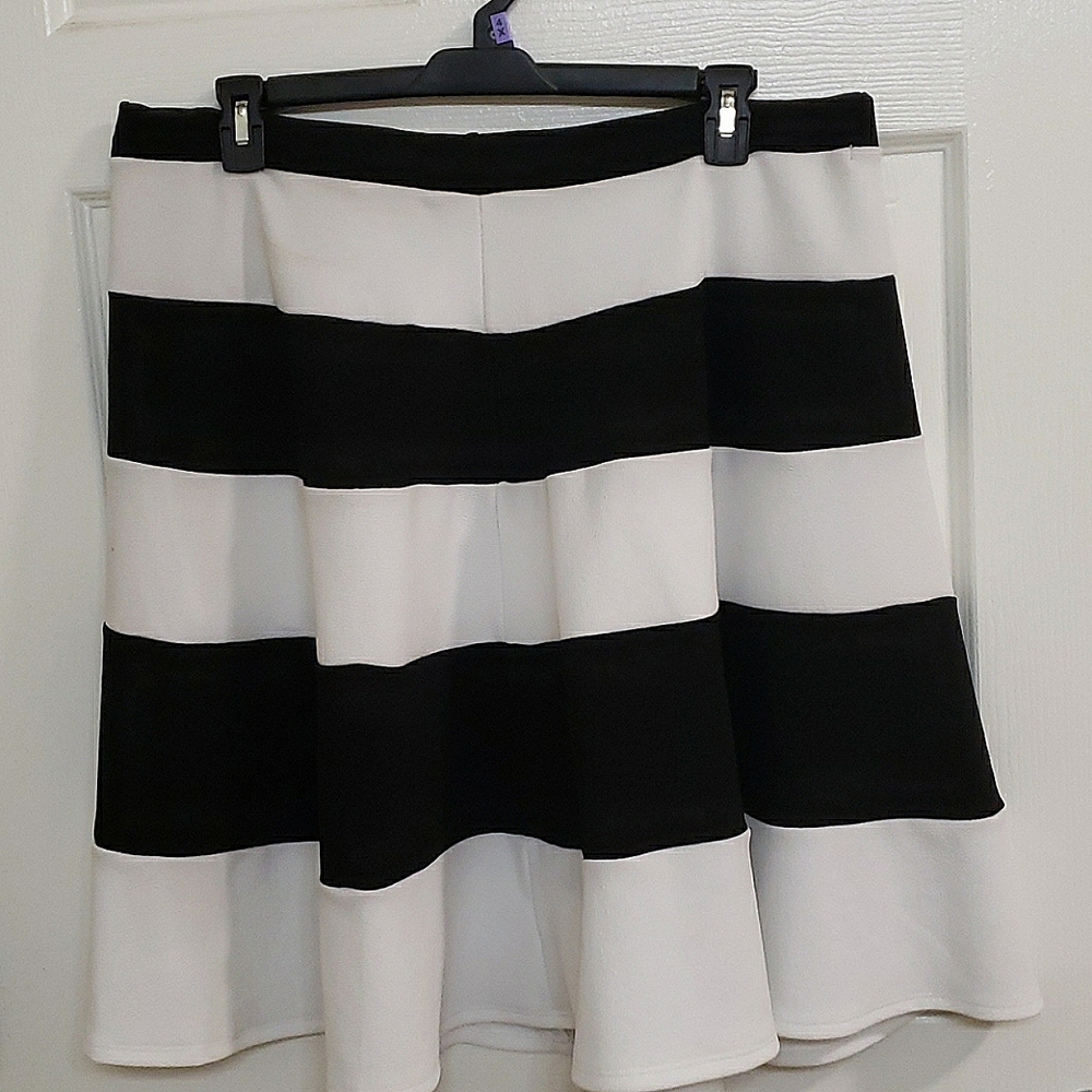 Black and white skirt